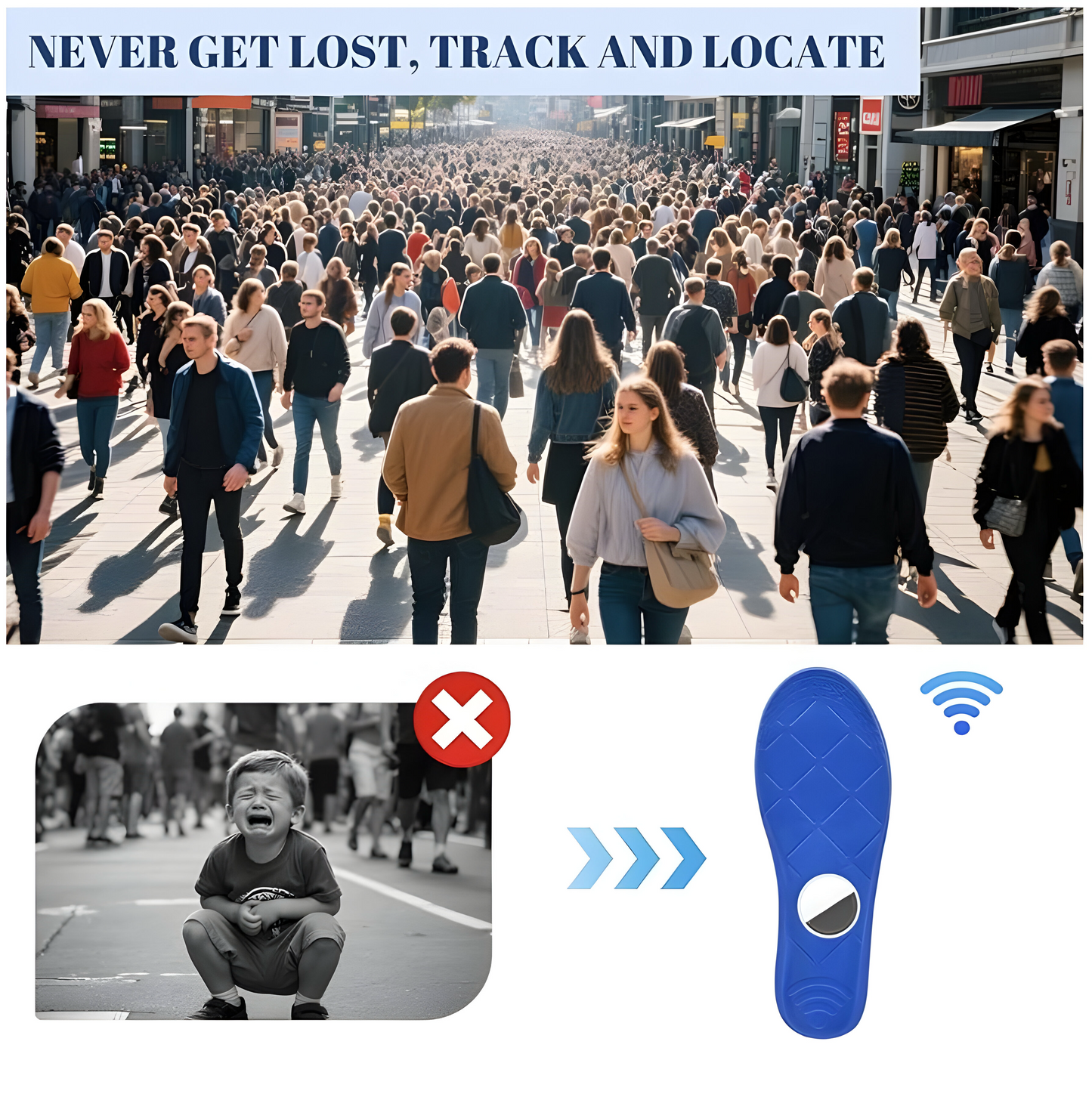 SafeStep – AirTag Protective Insoles