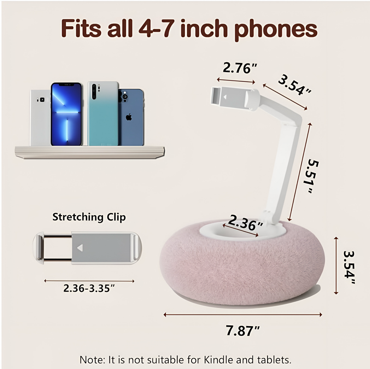 FlexHold β Creative Pillow Phone & Tablet Stand