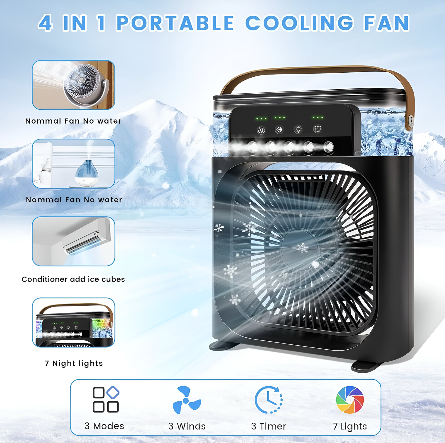BreezeMist β 3-in-1 Humidifier Fan
