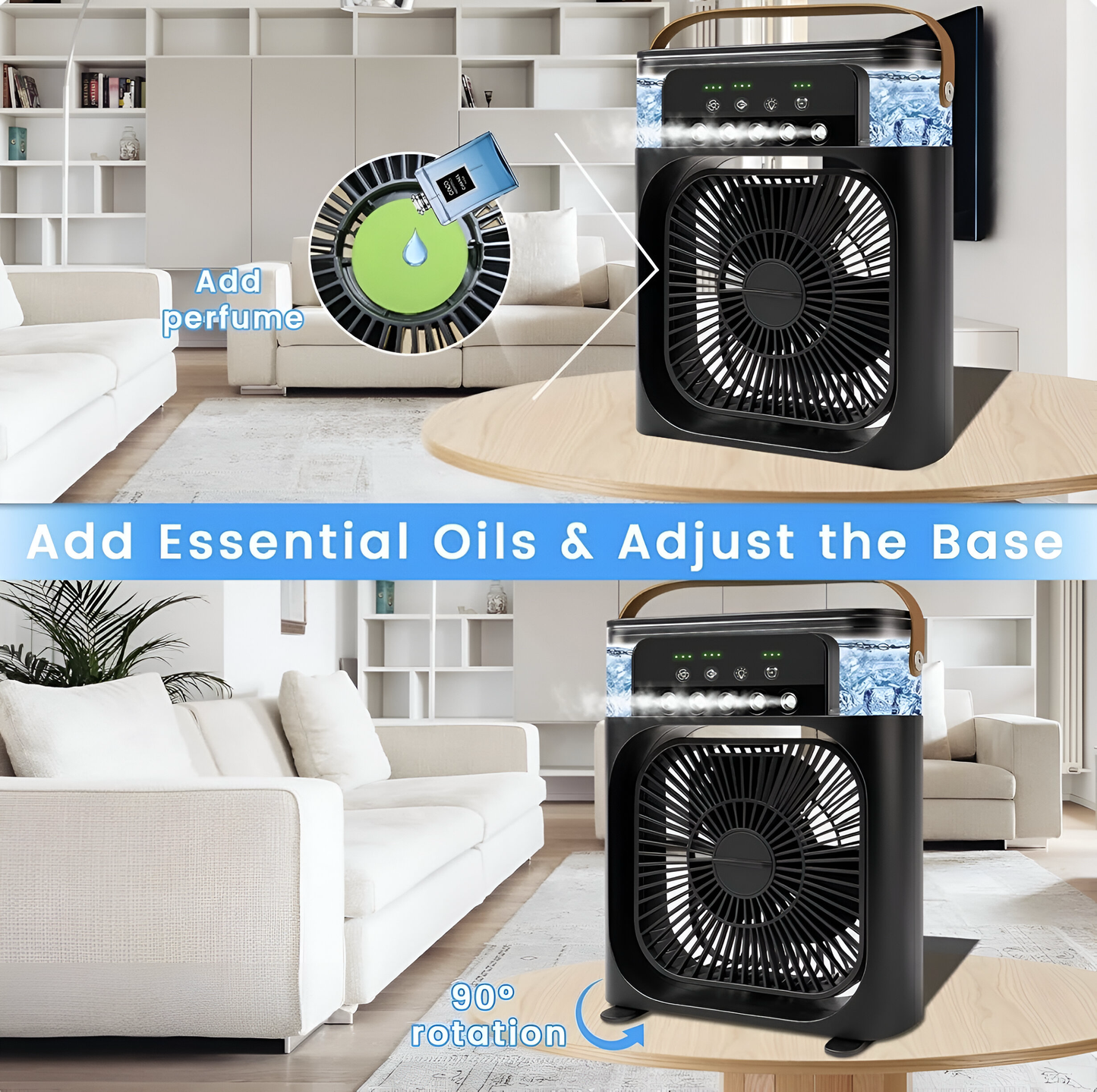 BreezeMist β 3-in-1 Humidifier Fan