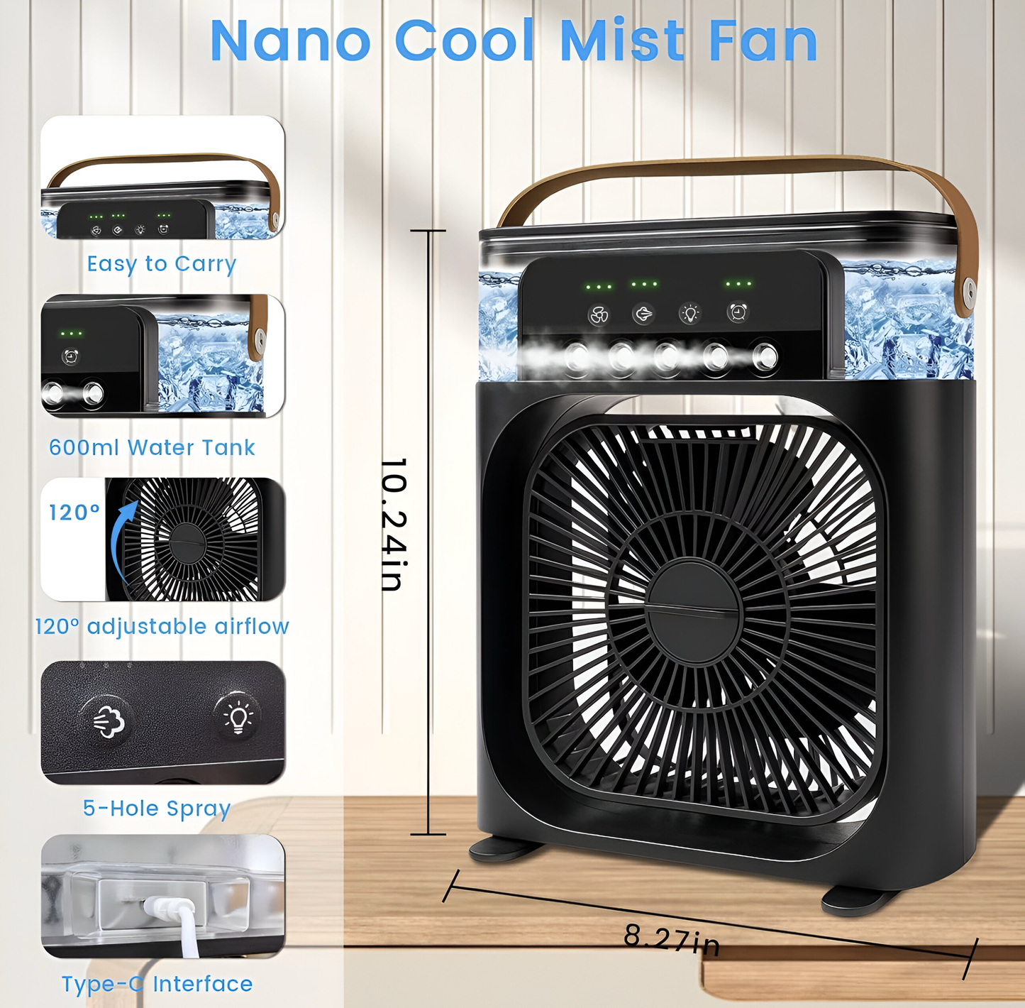 BreezeMist β 3-in-1 Humidifier Fan