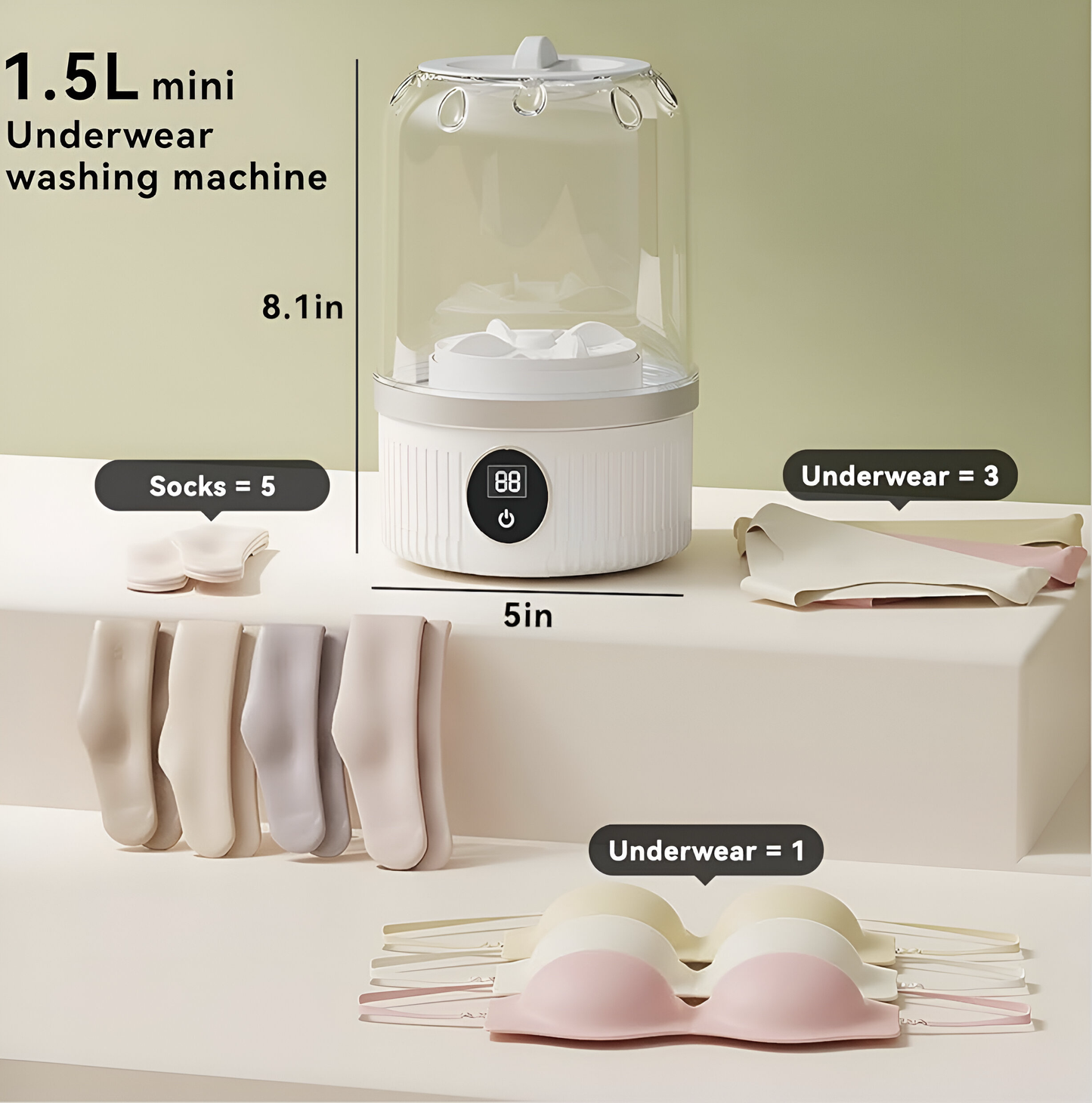 MiniWash – Wireless Portable Washing Machine