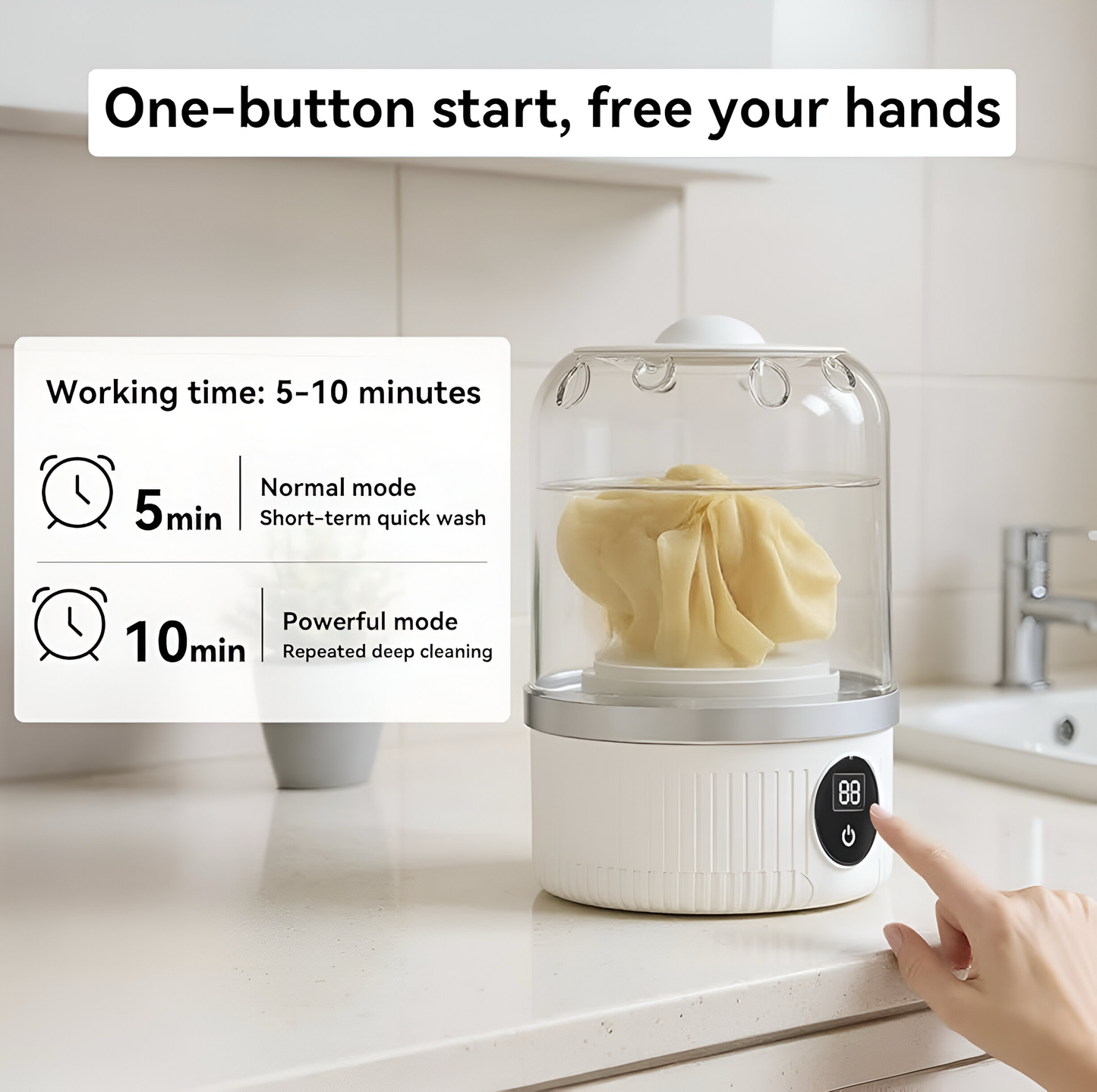 MiniWash – Wireless Portable Washing Machine