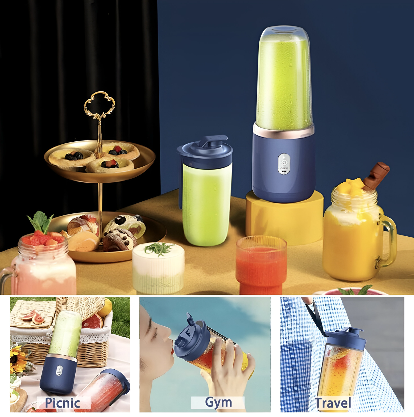 JuiceGo β Portable Rechargeable Juicer Cup