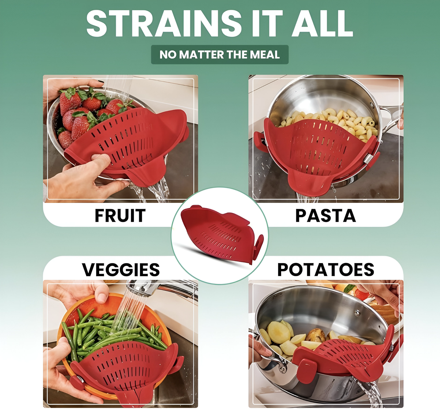 WideDrain β Silicone Sink Strainer