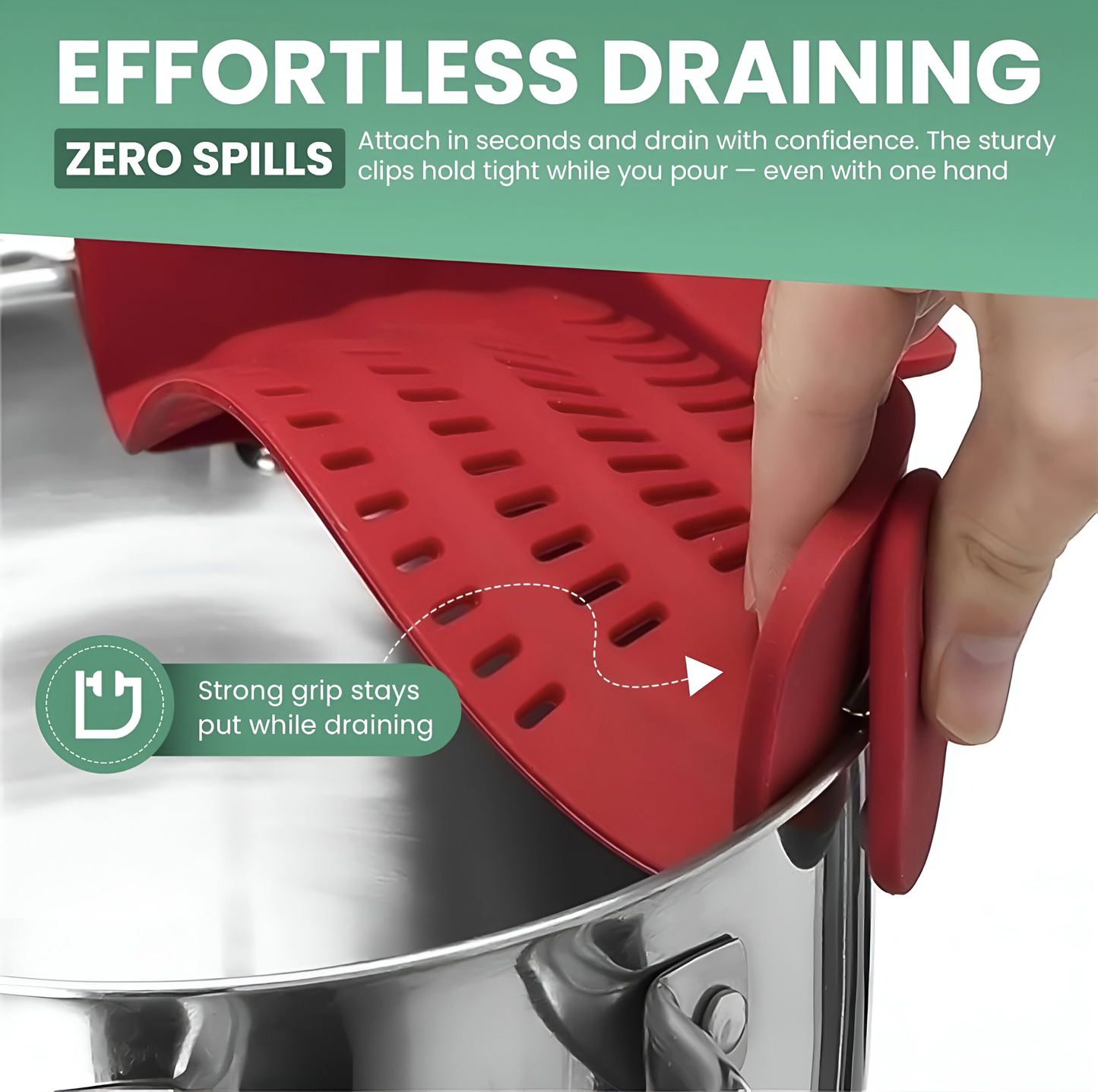 WideDrain β Silicone Sink Strainer