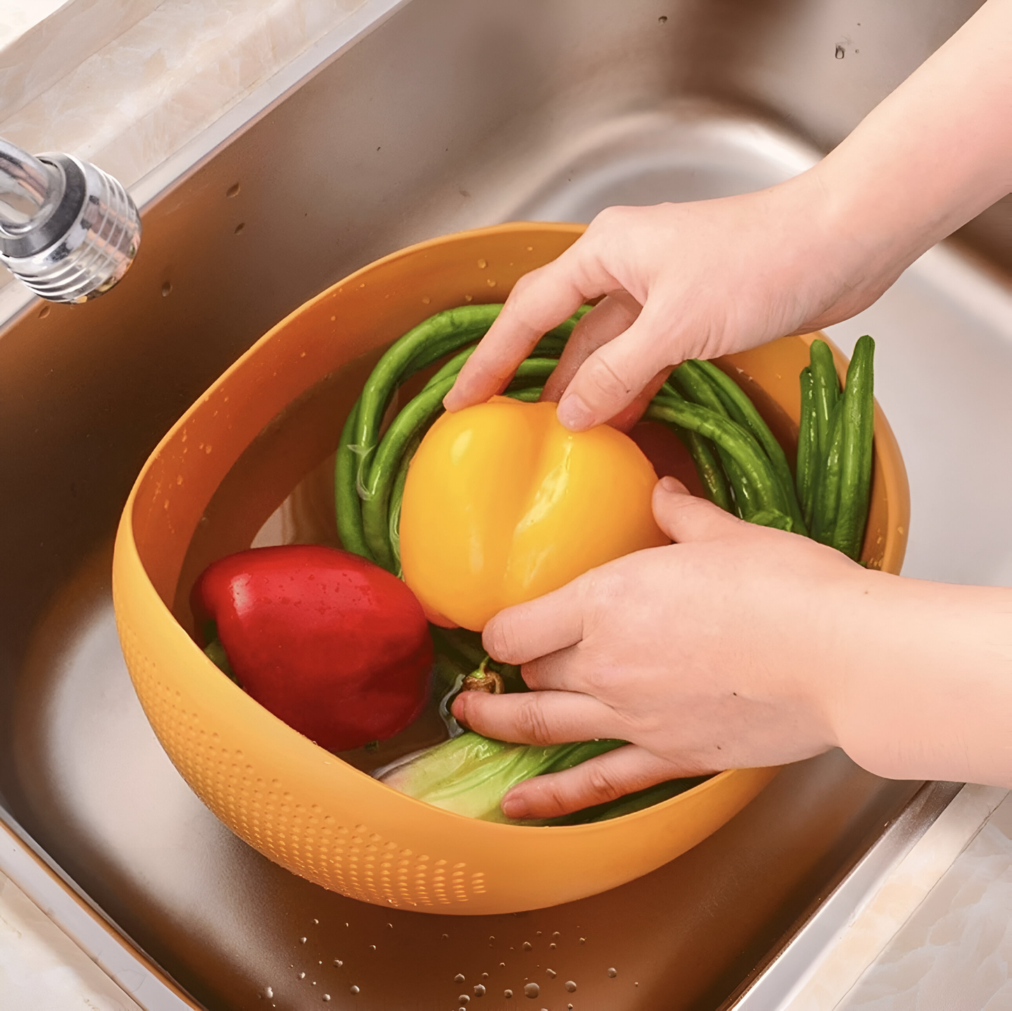 RiceStrain – Bowl & Strainer Set