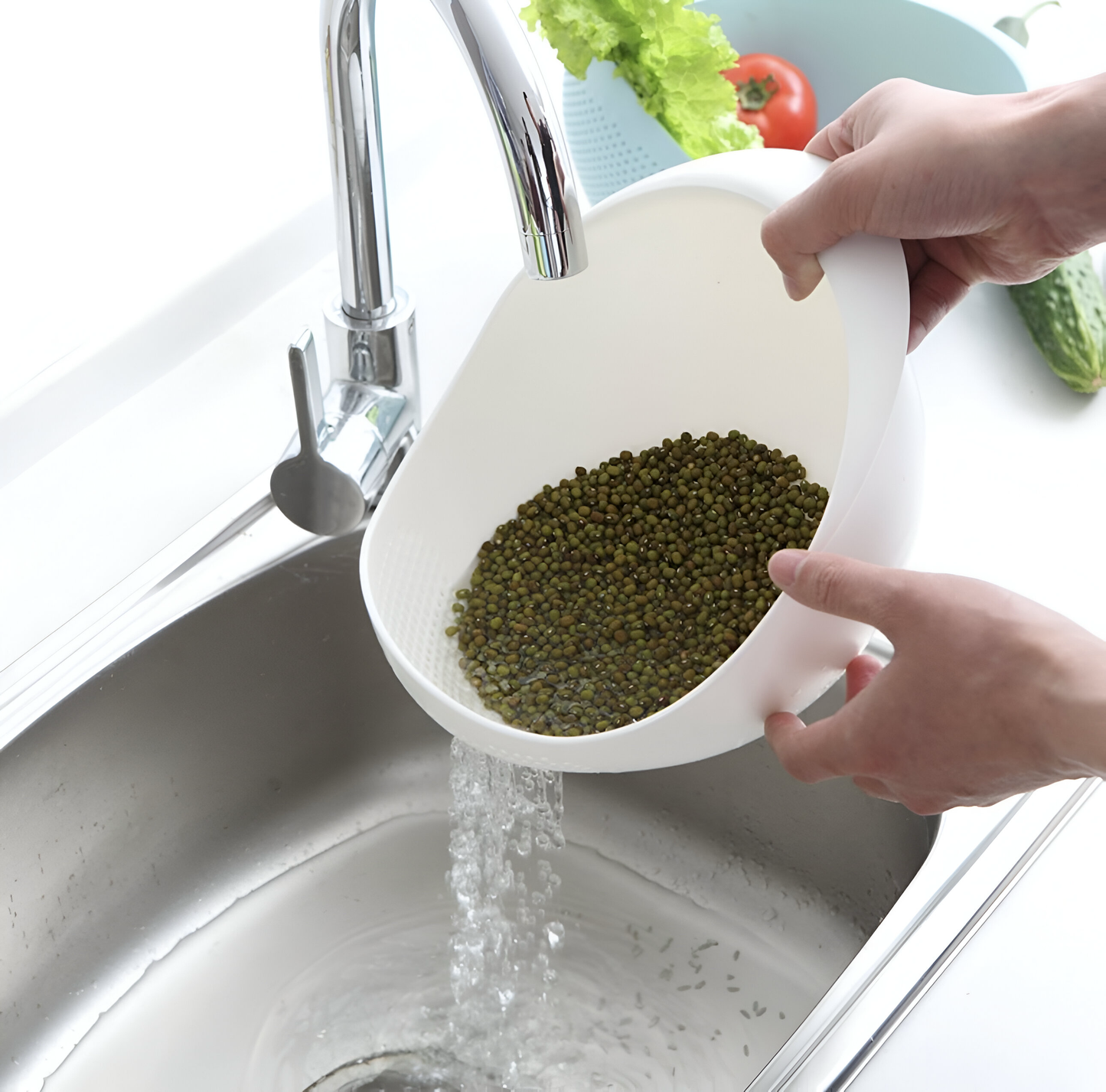 RiceStrain – Bowl & Strainer Set