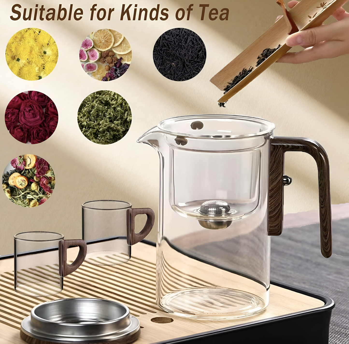 BrewGlass – Tea Pot with Filter