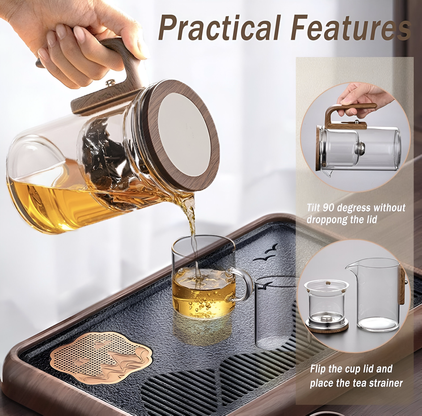 BrewGlass – Tea Pot with Filter