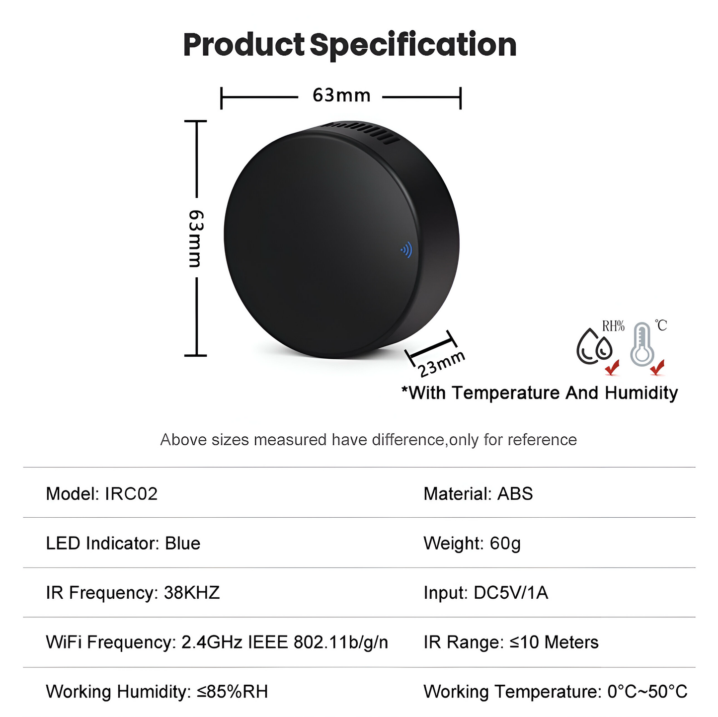 ClimaSense – WiFi Temp & Humidity Sensor