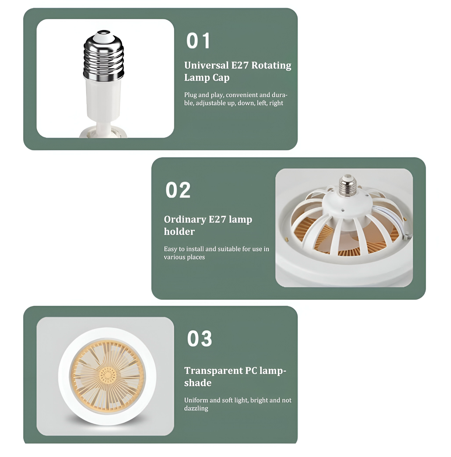 AromaBreeze β LED Fan & Light
