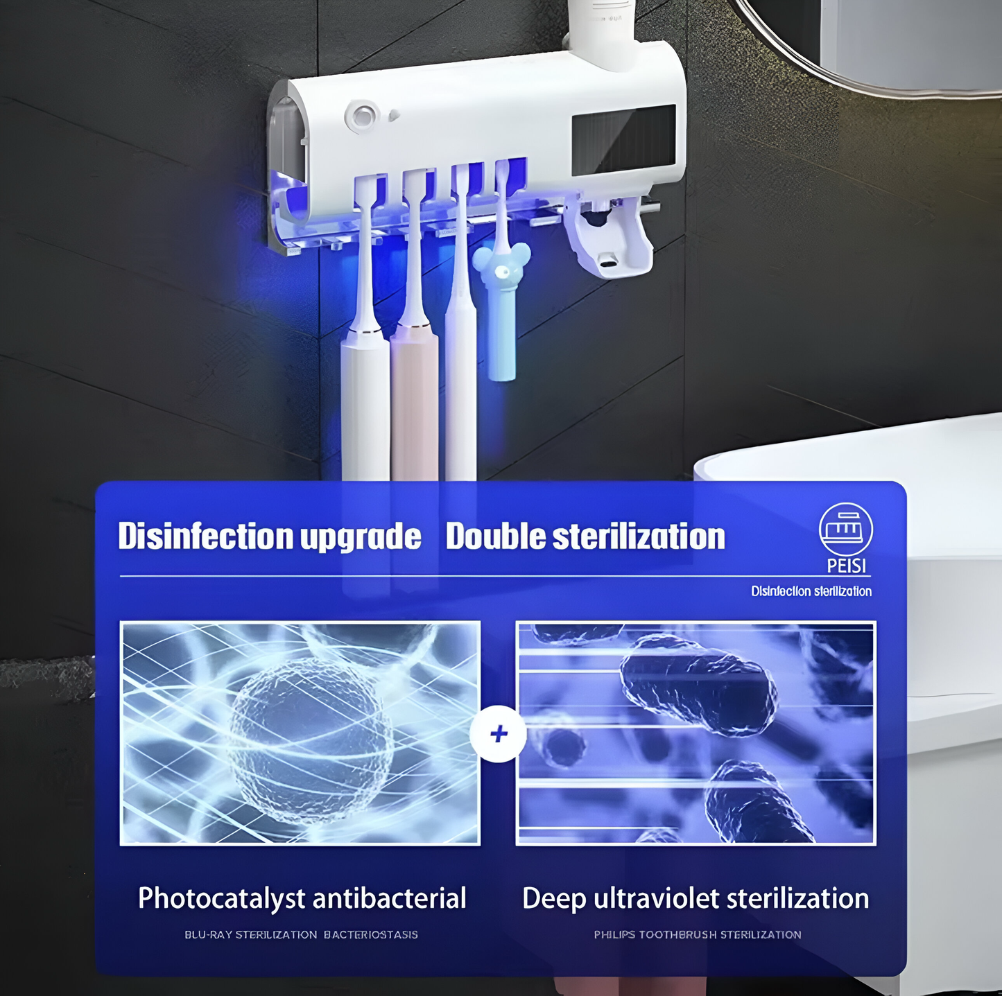 PureBrush – UV Toothbrush Sterilizer
