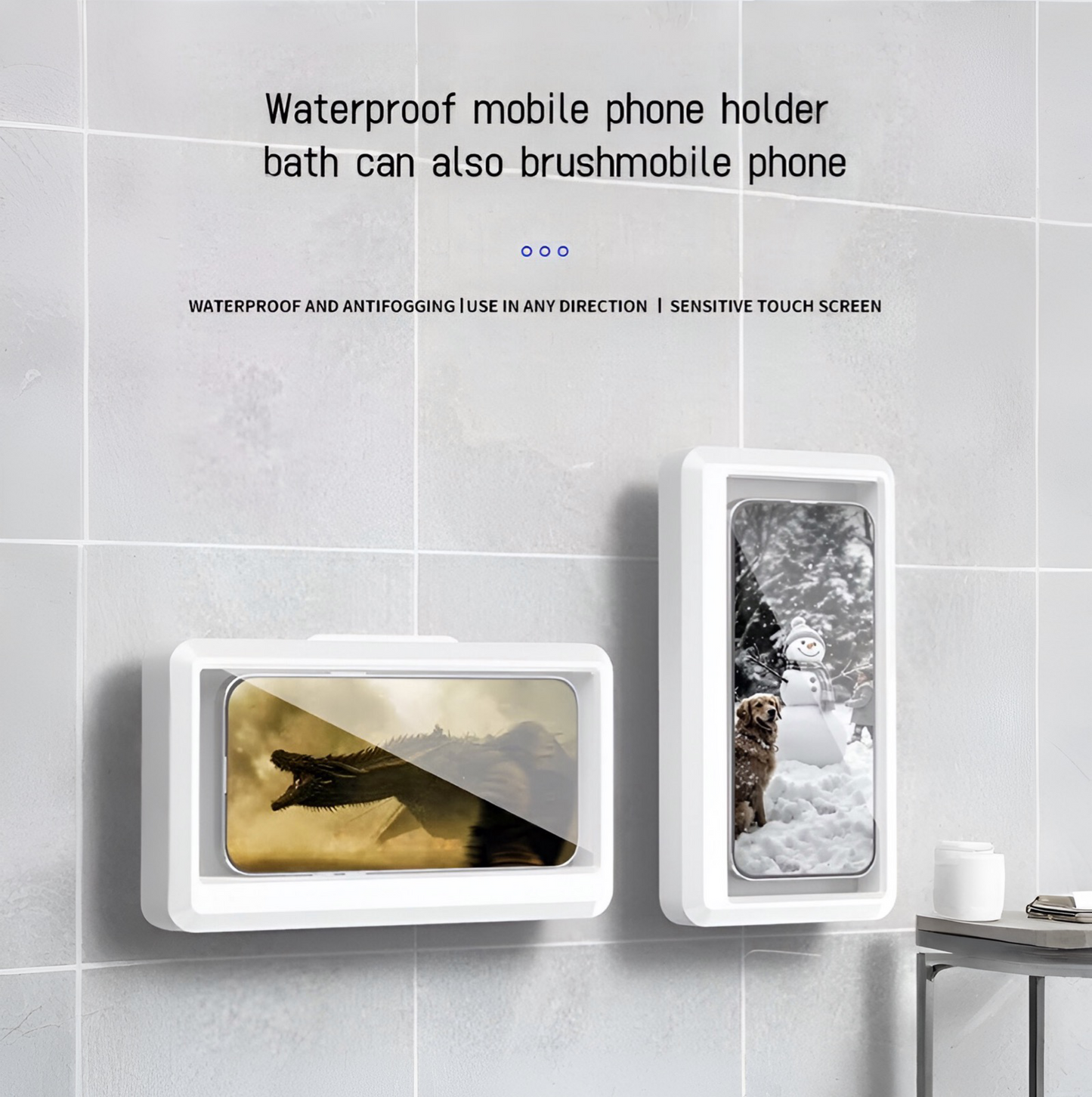 ClearView – 360° Anti-Fog Phone Bracket