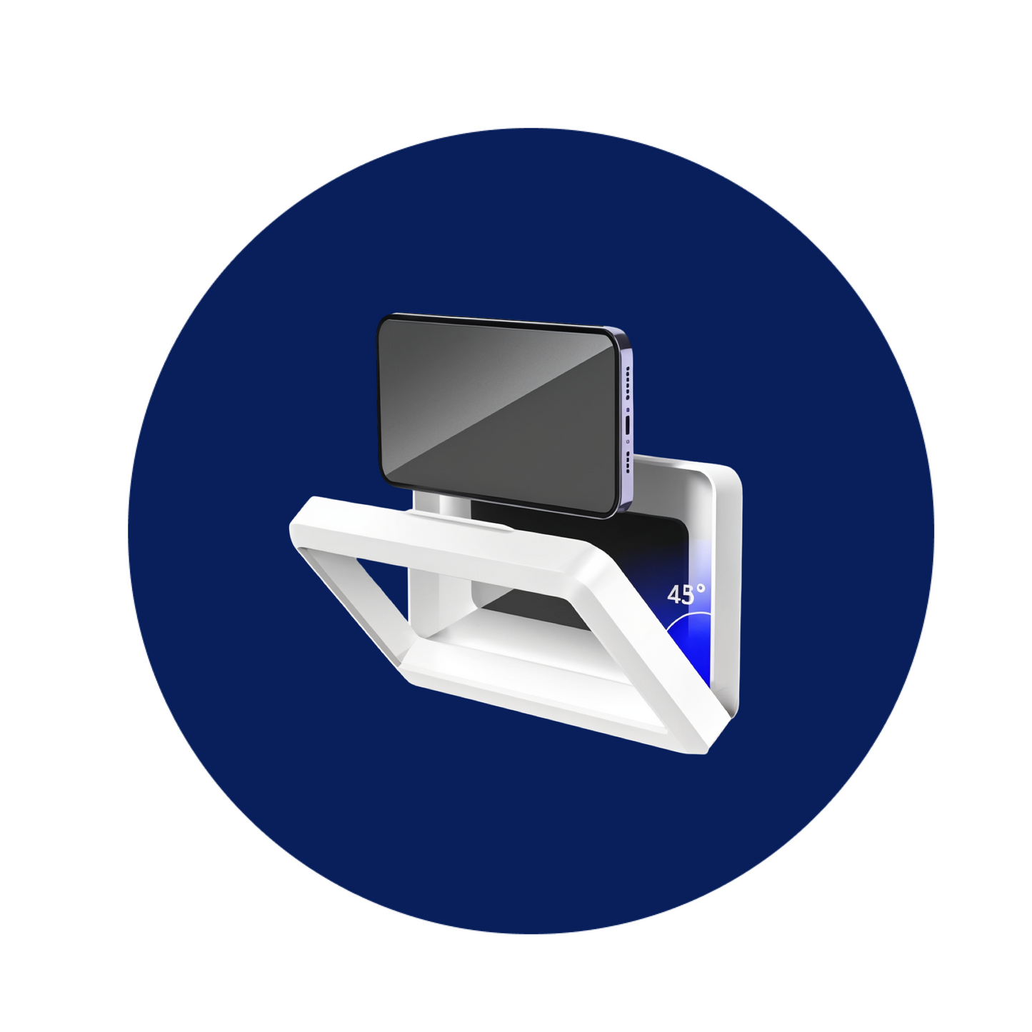 ClearView – 360° Anti-Fog Phone Bracket