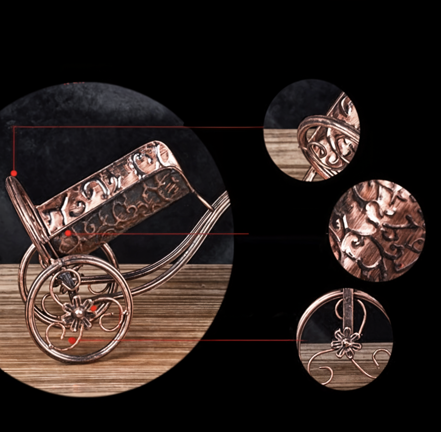 WineCraft – Vintage Chariot Wine Rack