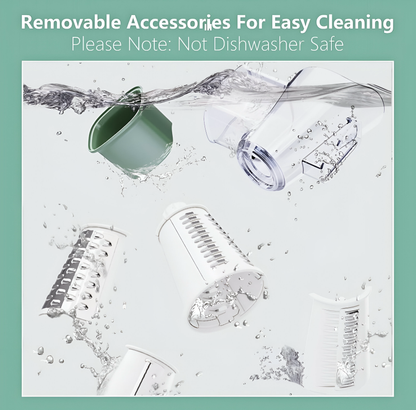 SlicePro – 5-in-1 Rotary Vegetable Shredder