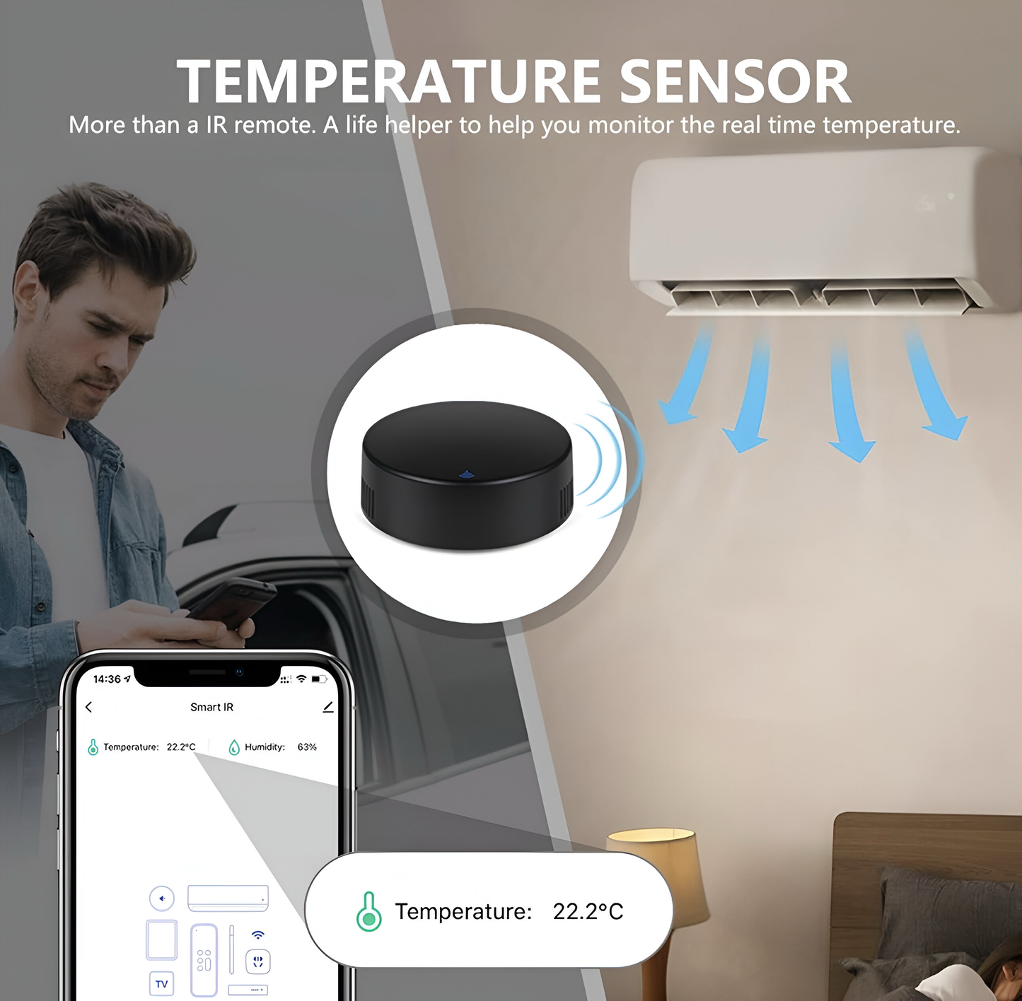 ClimaSense – WiFi Temp & Humidity Sensor