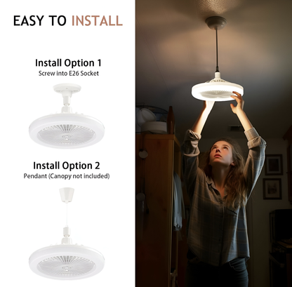 AromaBreeze – LED Fan & Light