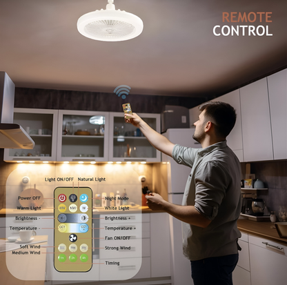 AromaBreeze – LED Fan & Light