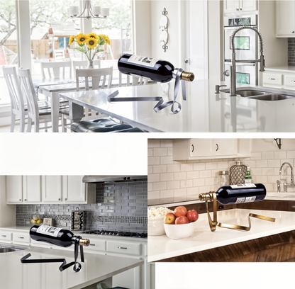 WineCraft – Colored Ribbon Wine Bottle Holder