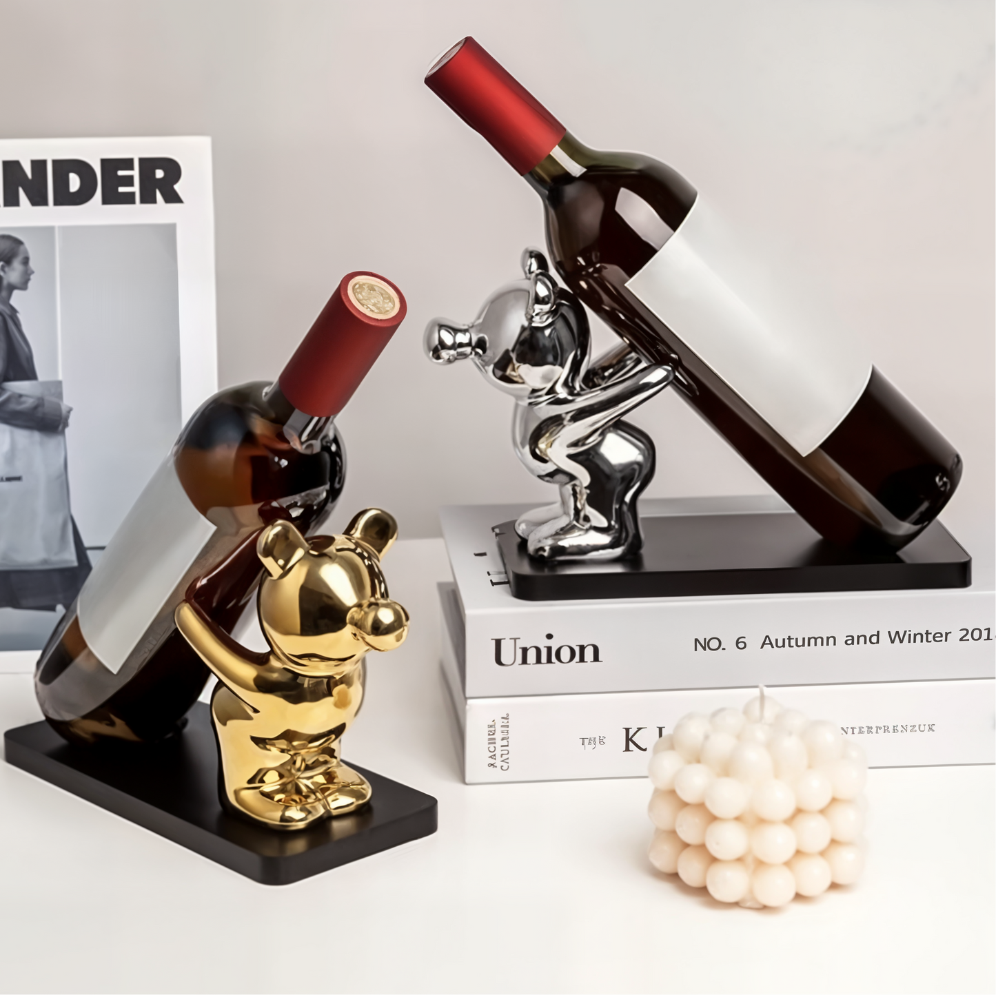 WineCraft – Elegant Wine Rack & Ornament