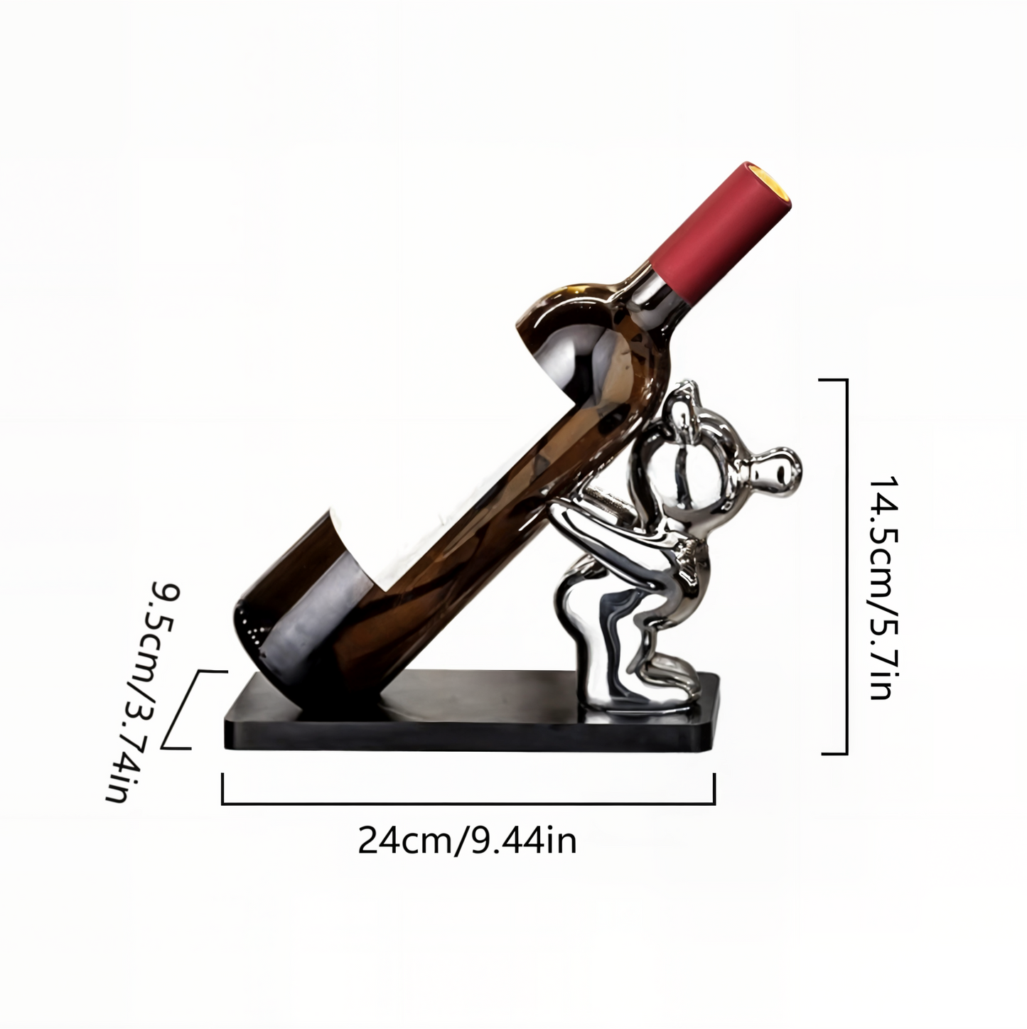 WineCraft – Elegant Wine Rack & Ornament