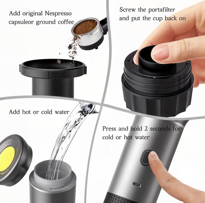 BrewMate – Portable Capsule Coffee Maker