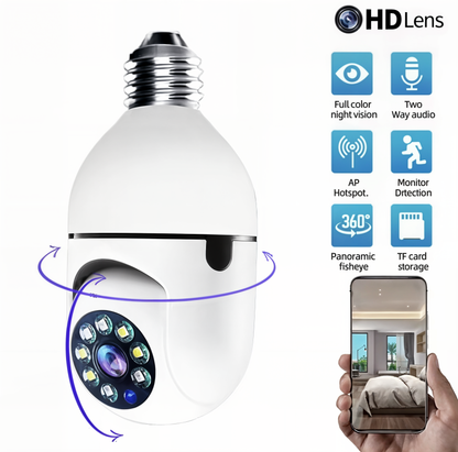 GuardLite – 360° Smart Bulb Security Camera