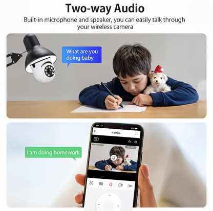 GuardLite – 360° Smart Bulb Security Camera