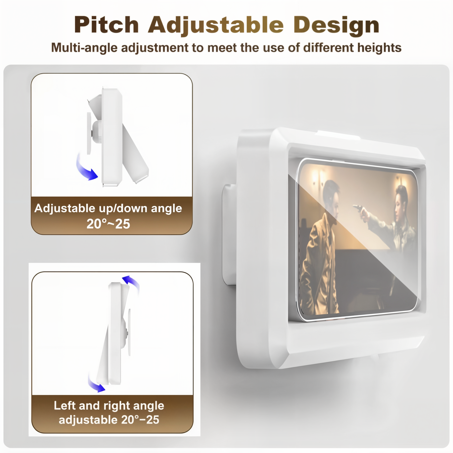 ClearView – 360° Anti-Fog Phone Bracket