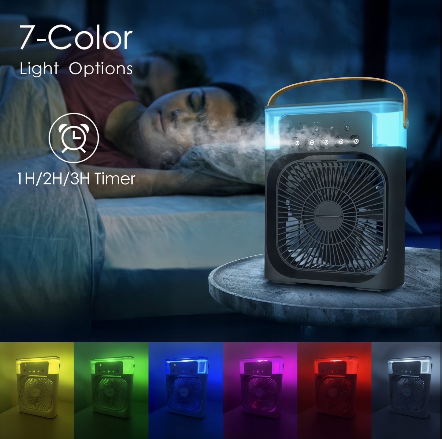 BreezeMist – 3-in-1 Humidifier Fan