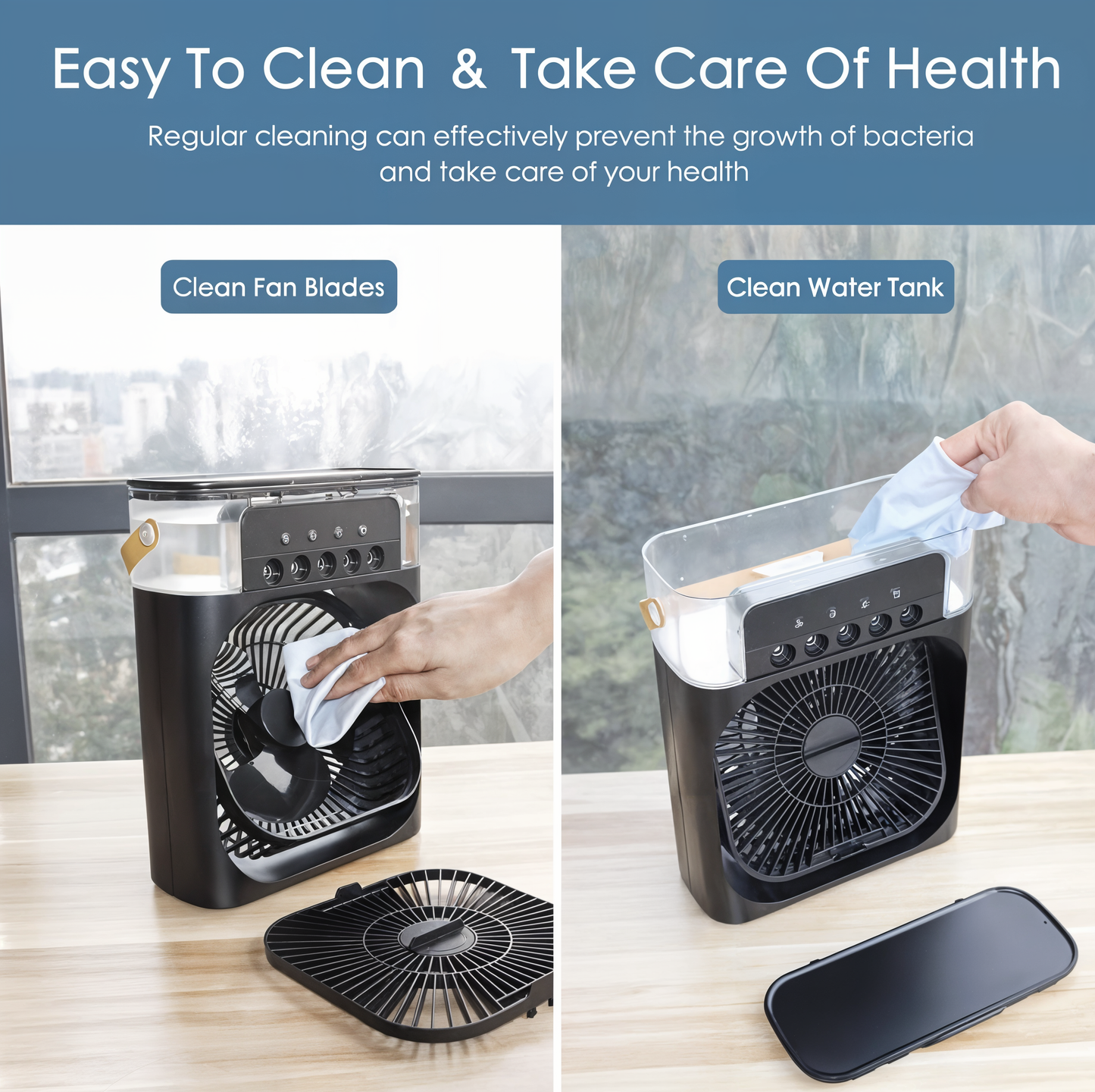 BreezeMist – 3-in-1 Humidifier Fan