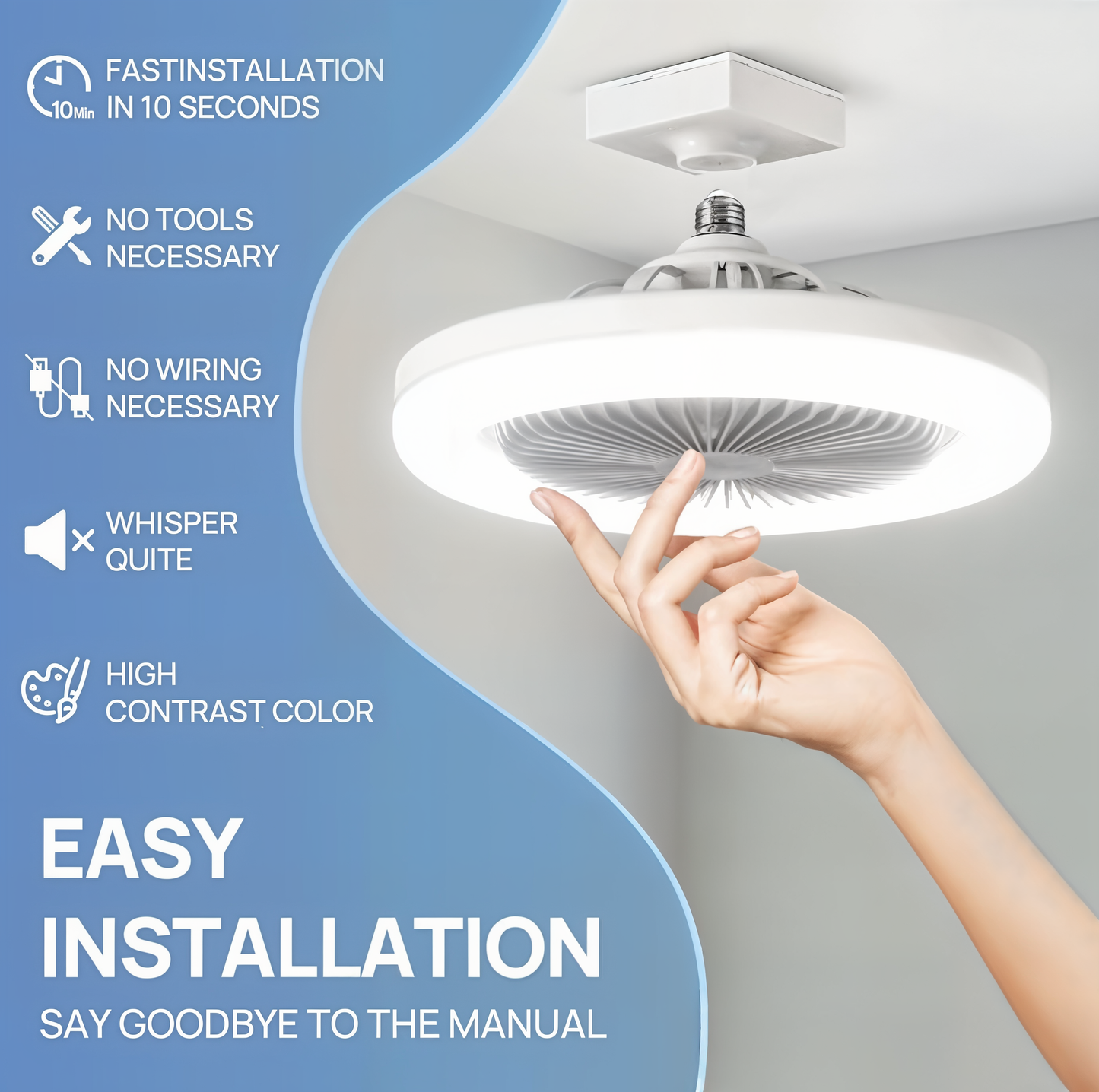 AromaBreeze – LED Fan & Light