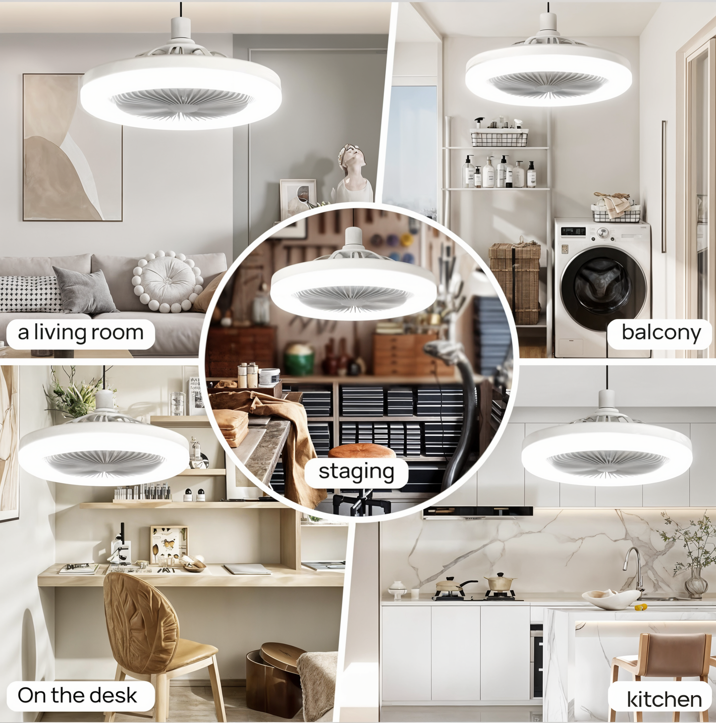 AromaBreeze – LED Fan & Light